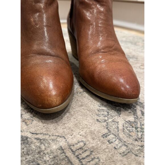 Frye Judith Whiskey Women’s Double Zip Ankle Booties Size 9 Brown Leather Boho - Picture 13 of 13